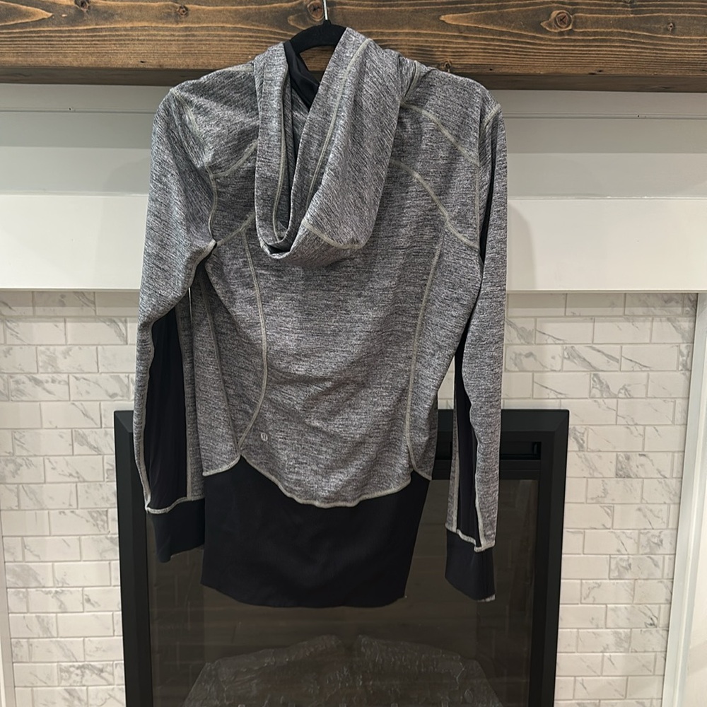 Lululemon Daily Practice Jacket Space Dye Camo Black Dark Slate / Black - Picture 8 of 9